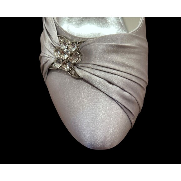 ELEGANTPARK Closed Toe Shoes for Women Low Heel Comfortable Wedding 40 EU 9 US - Picture 8 of 12